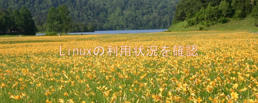 Linuxの利用状況を確認 Linuxの利用状況を確認